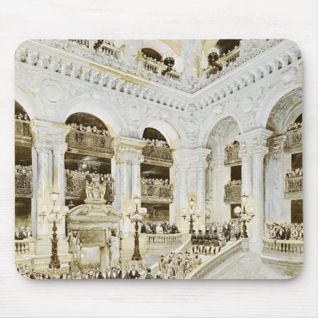 Inauguration of the Paris Opera House Mouse Mat (Front)