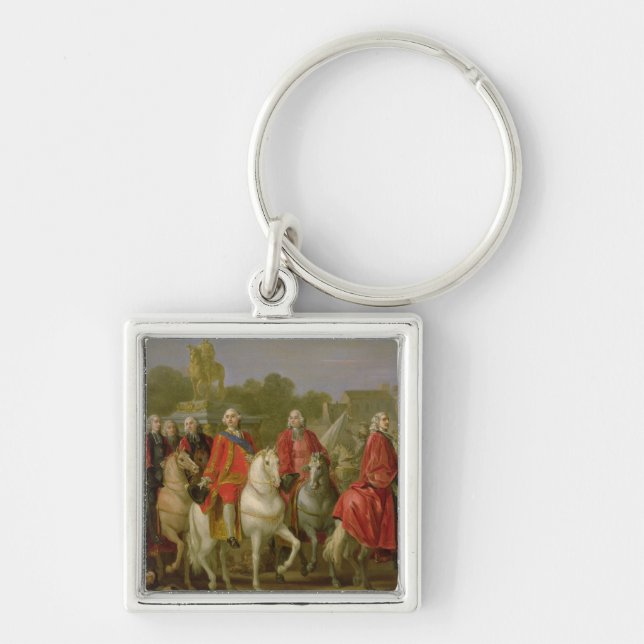 Inauguration of the Place Louis XV Key Ring (Front)