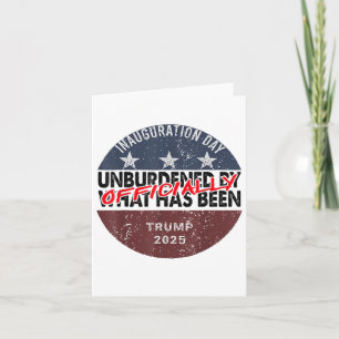 Inauguration Officially Unburdened By What Has Bee Card