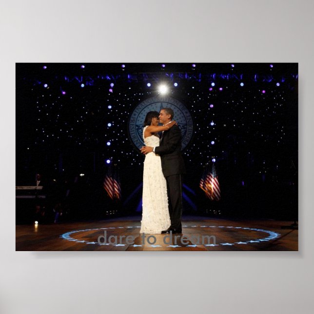 Inauguration President Barack Obama Dance w/ Miche Poster (Front)