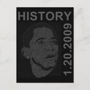 inauguration speech with embeded image postcard