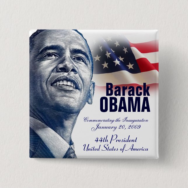 Inauguration (Square) 15 Cm Square Badge (Front)