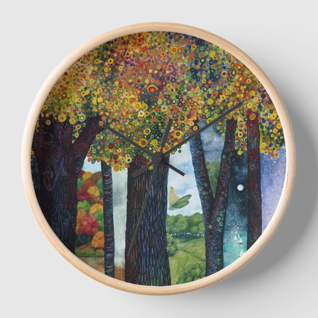 Inbetween Places II Wall Clock (Front)