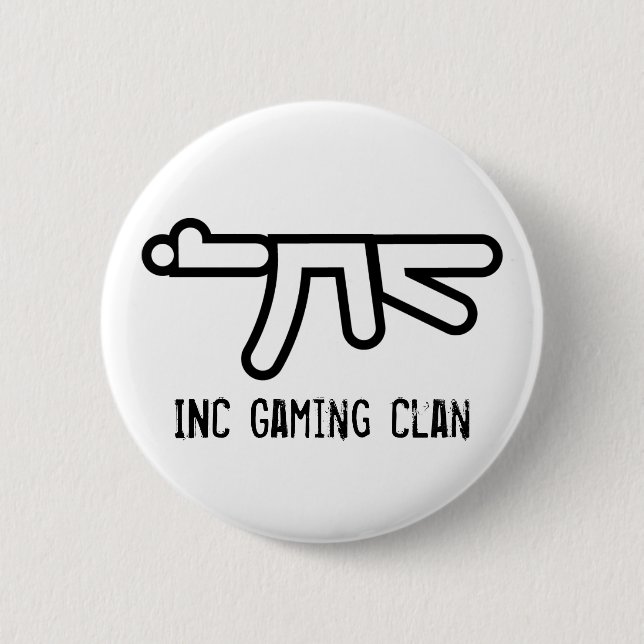 INC AK-47 Button Badge (Front)