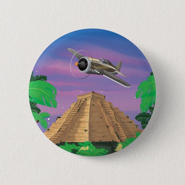 Inca Adventure 6 Cm Round Badge (Front)