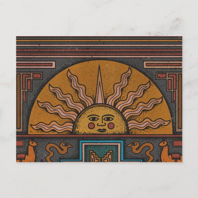 Inca Art Announcement Postcard (Front)