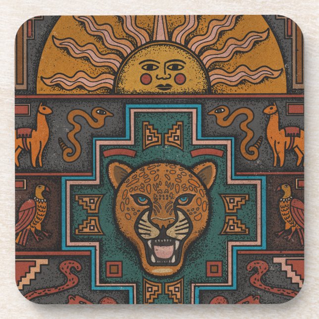 Inca Art Coaster (Front)