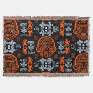 inca Aztec Home Decor Throw Blanket