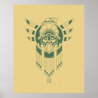 Inca Bird Tattoo Poster