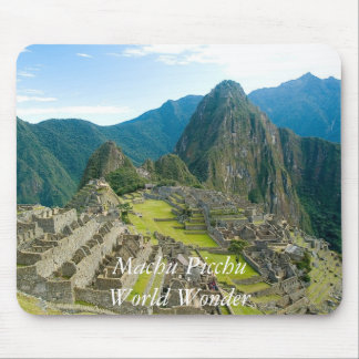 Inca citadel of Machu Picchu, Cuzco - Peru Mouse Mat