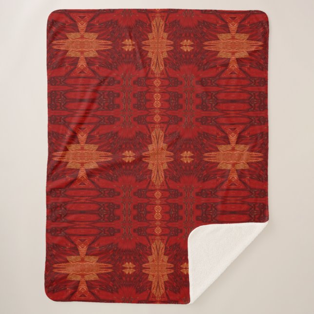 Inca Gold 31 Sherpa Blanket (Front)