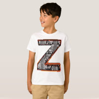 Inca Letter Z Artistic Font T-Shirt