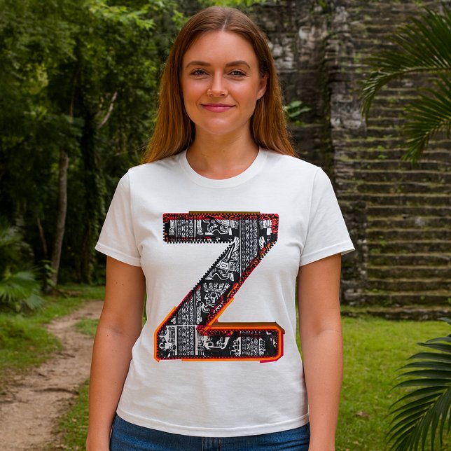 Inca Letter Z Artistic Font T-Shirt (Creator Uploaded)