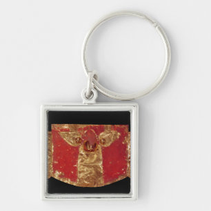 Inca mask key ring