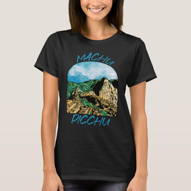 Inca Peru Machu Picchu Souvenir South America T-Shirt (Front)