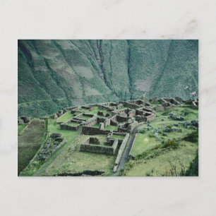 Inca ruins, Pisac, Peru Postcard