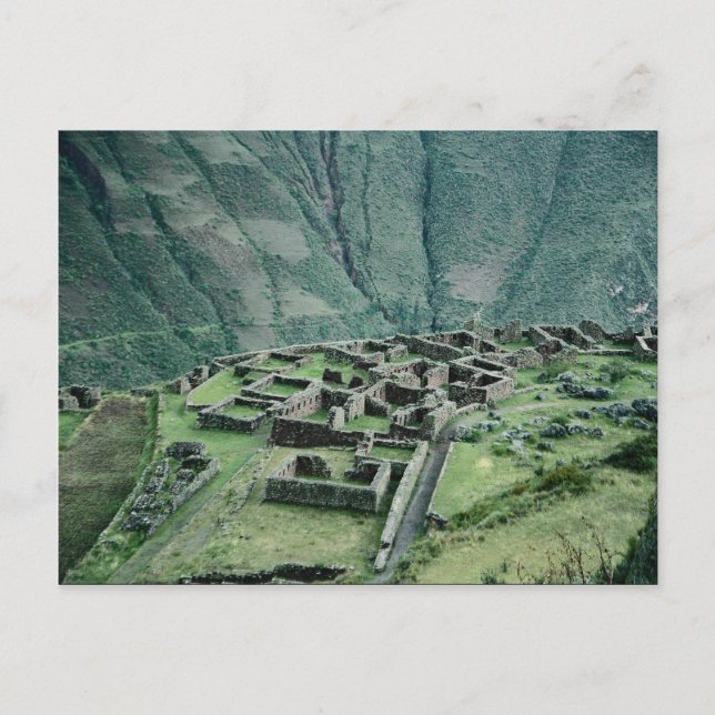Inca ruins, Pisac, Peru Postcard (Front)
