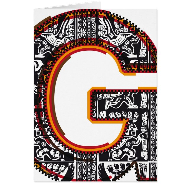 Inca`s font, Letter G (Front)