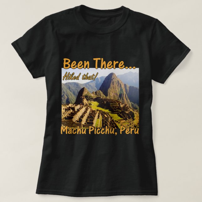 Inca Trail Hike Machu Picchu - Peru Raglan Basebal T-Shirt (Design Front)