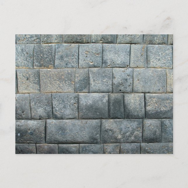 Inca wall postcard (Front)