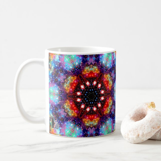 Incandescence Stellar Kaleid Coffee Mug (With Donut)
