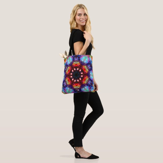 Incandescence Stellar Kaleid Tote Bag (On Model)