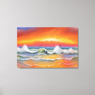 Incandescence - Watercolor Art Canvas Print