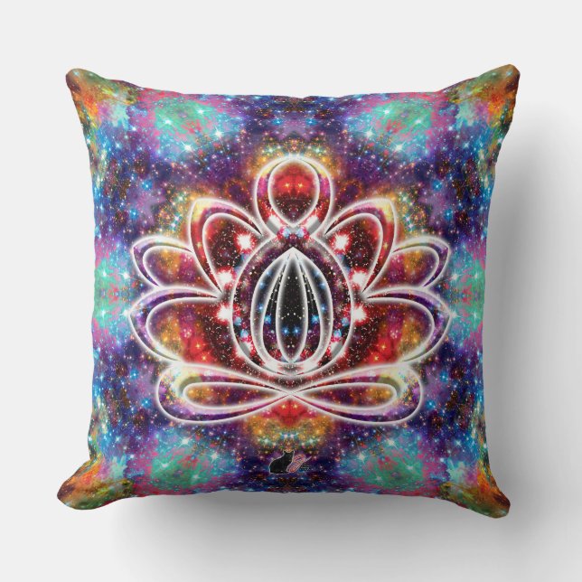 Incandescence Zen Lotus Cushion (Front)