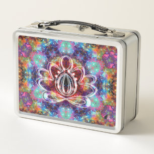 Incandescence Zen Lotus Metal Lunch Box
