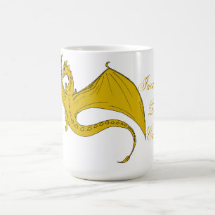 Incandescent Dragon Creations  mug - Gold