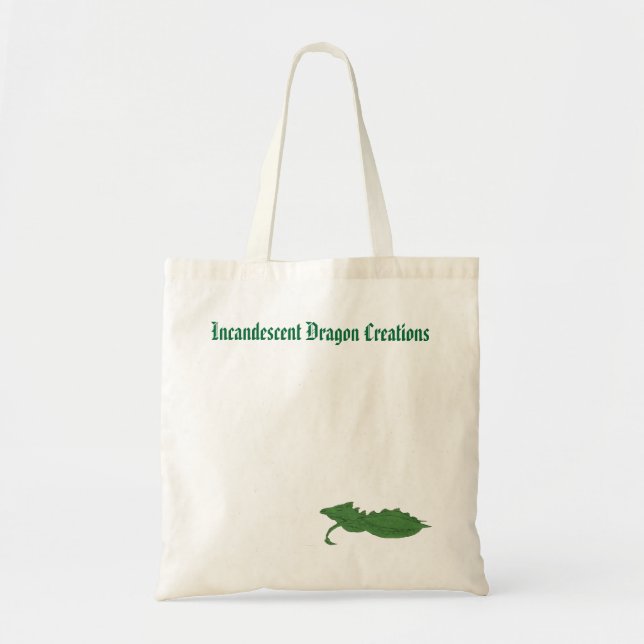 Incandescent Dragon Creations Tote bag - Green (Front)