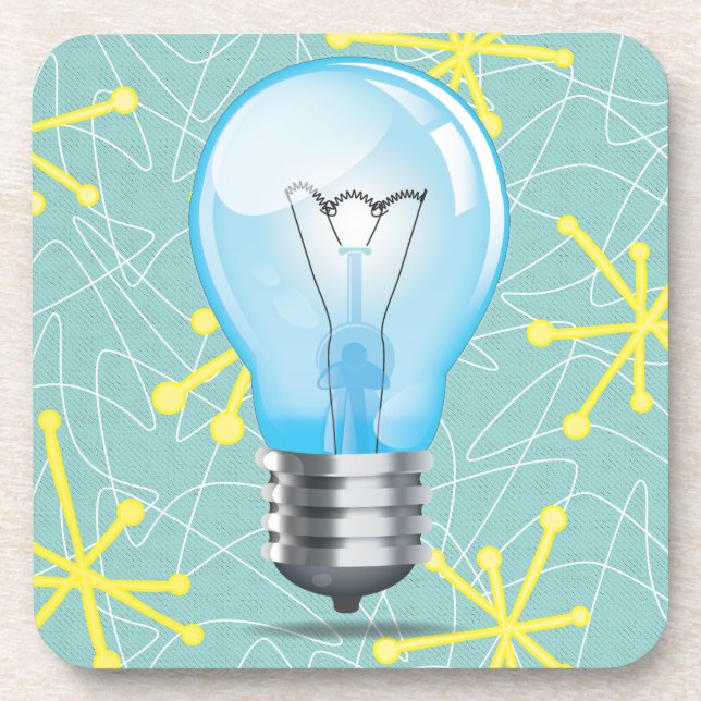Incandescent light bulb coaster (Front)