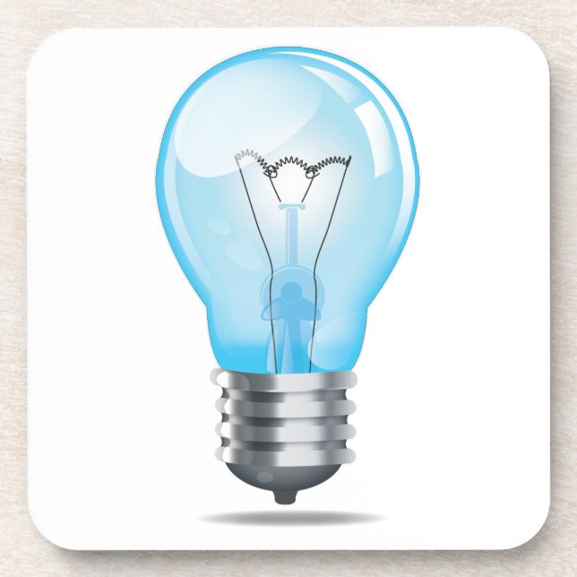 Incandescent light bulb coaster (Front)
