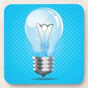 Incandescent light bulb coaster