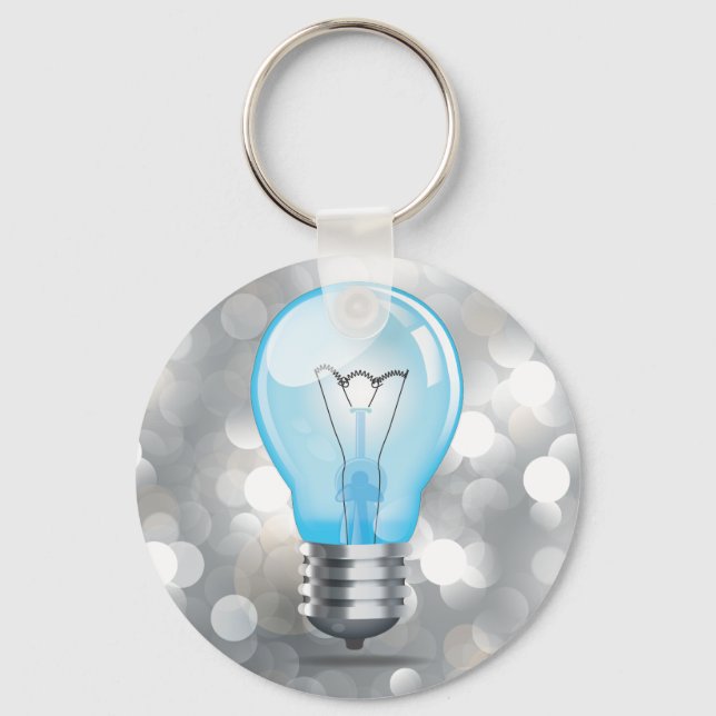 Incandescent light bulb key ring (Front)
