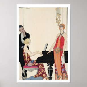 Incantation, illustration for 'Gazette du Bon Ton' Poster