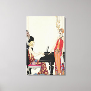 Incantation, illustration for 'Gazette du Bon Tonn Canvas Print