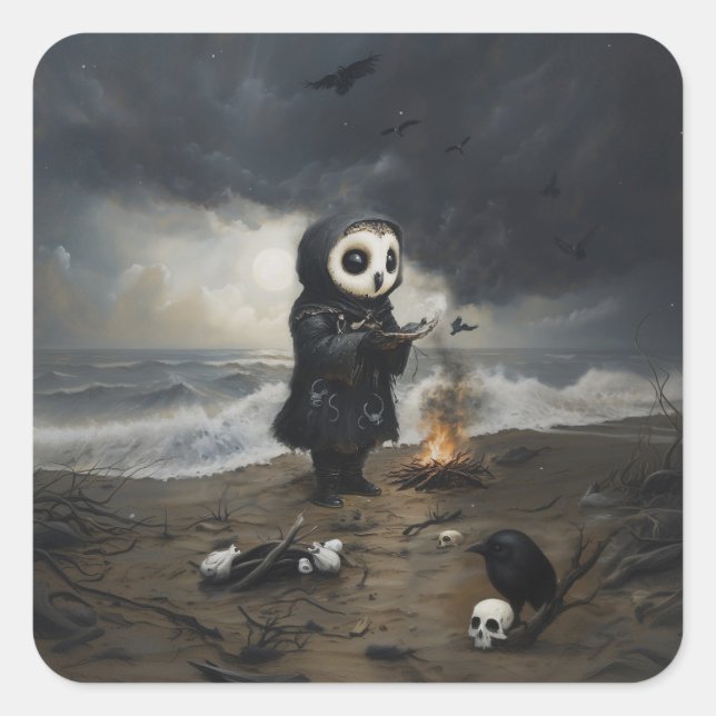 Incantation Square Sticker (Front)