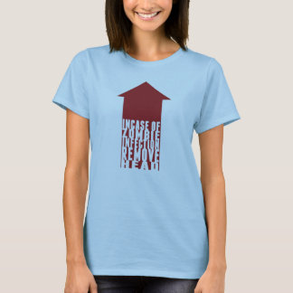 "INCASE OF ZOMBIE INFECTION"  Ladies Tee