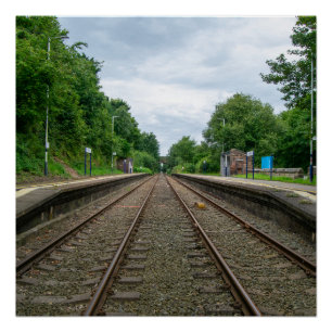 Ince and Elton Railway Station Poster