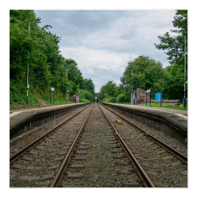 Ince and Elton Railway Station Poster (Front)