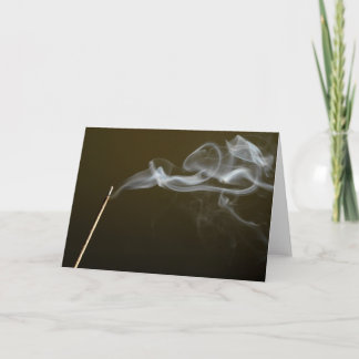 Incense Burning Card