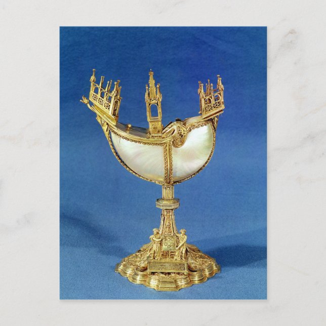 Incense holder in the shape of a boat postcard (Front)