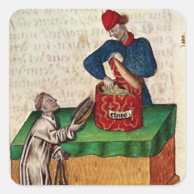 Incense seller square sticker (Front)