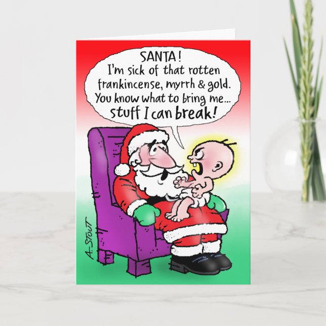 INCENSED JESUS - HOLIDAY CARD (Front)