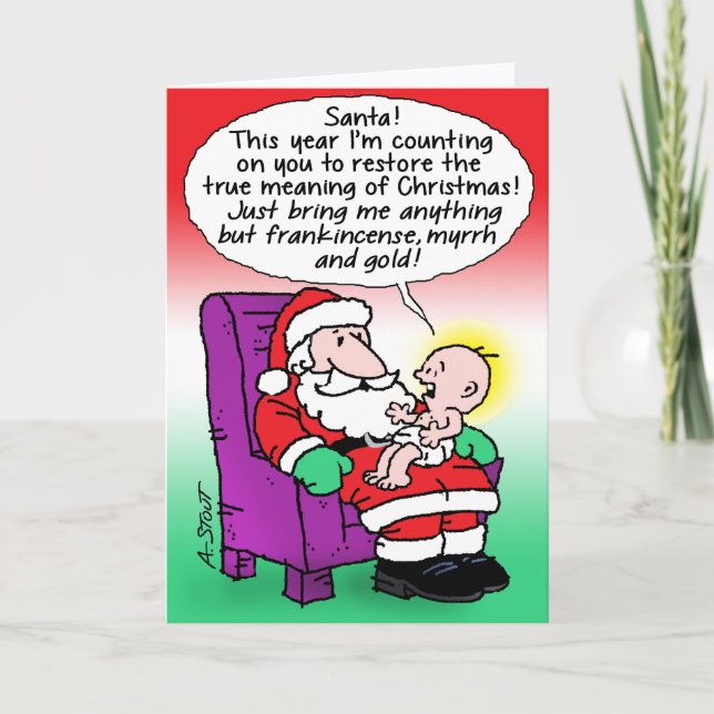 INCENSED JESUS - HOLIDAY CARD (Front)