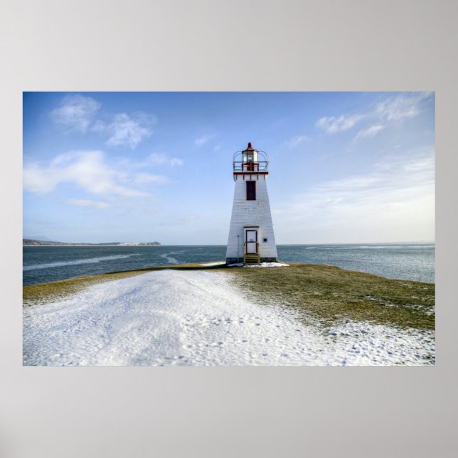 Inch Arran Lighthouse | New Brunswick Poster (Front)