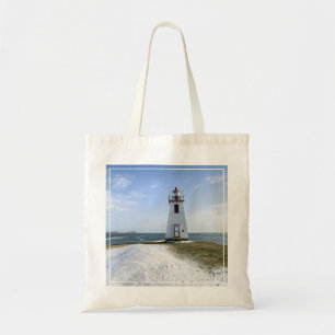 Inch Arran Lighthouse New Brunswick Tote Bag