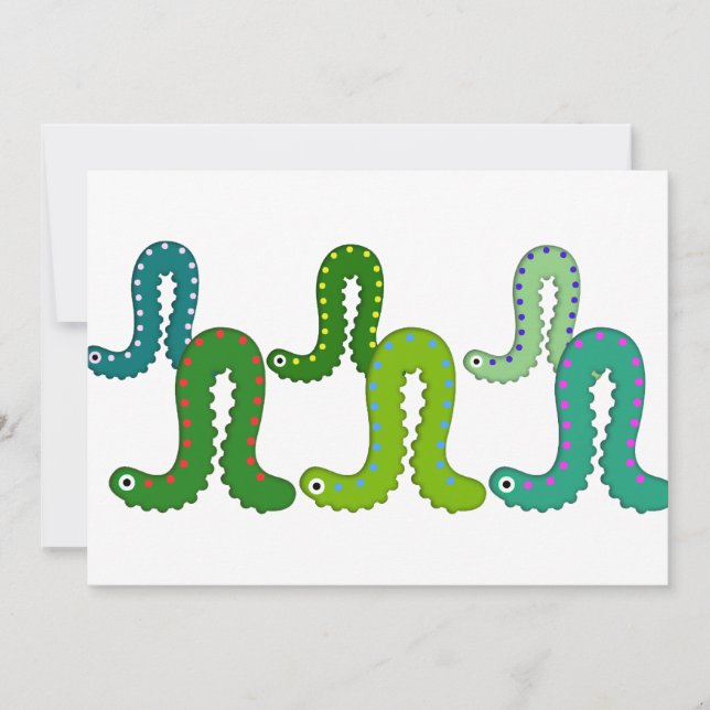 Inch Worm Drill Team Invitation (Front)