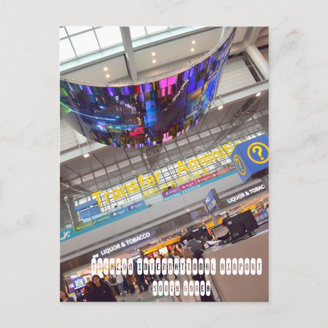 Incheon International Airport Postcard (Front)